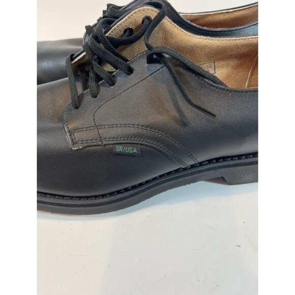 Work America SR/USA USPS Postal Worker Shoes Men’s Size 11 B Black Leather - Picture 3 of 16